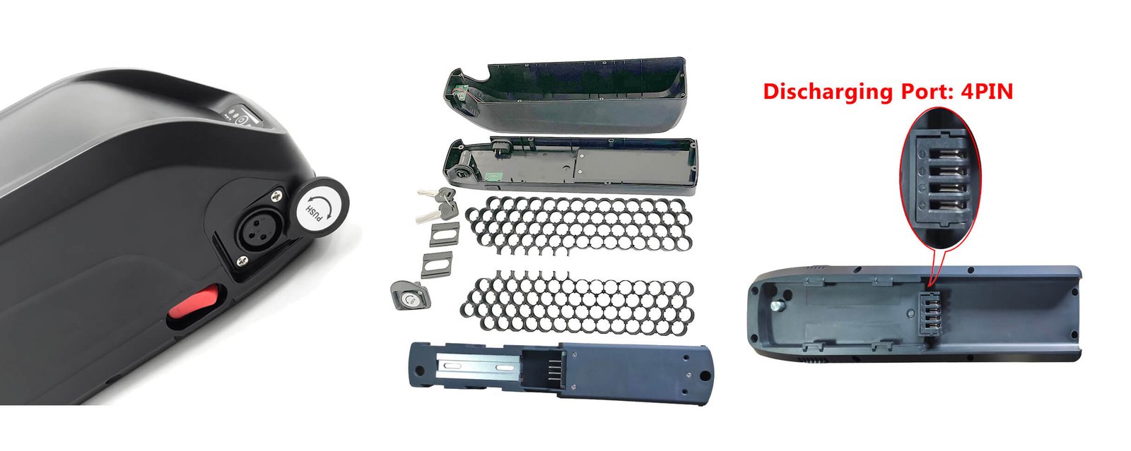 Hailong ebike battery case SSE-007 detail