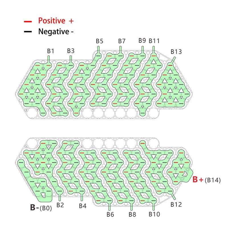 Polly DP9 14S6P Nickel Strip 52V wiring guide