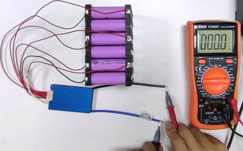 How to wiring a bms to your battery pack-Test BMS resistance