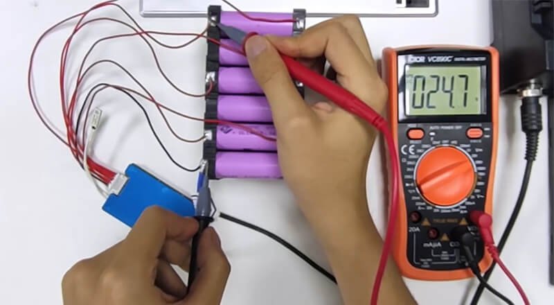 How to wiring a bms to your battery pack-Test BMS 