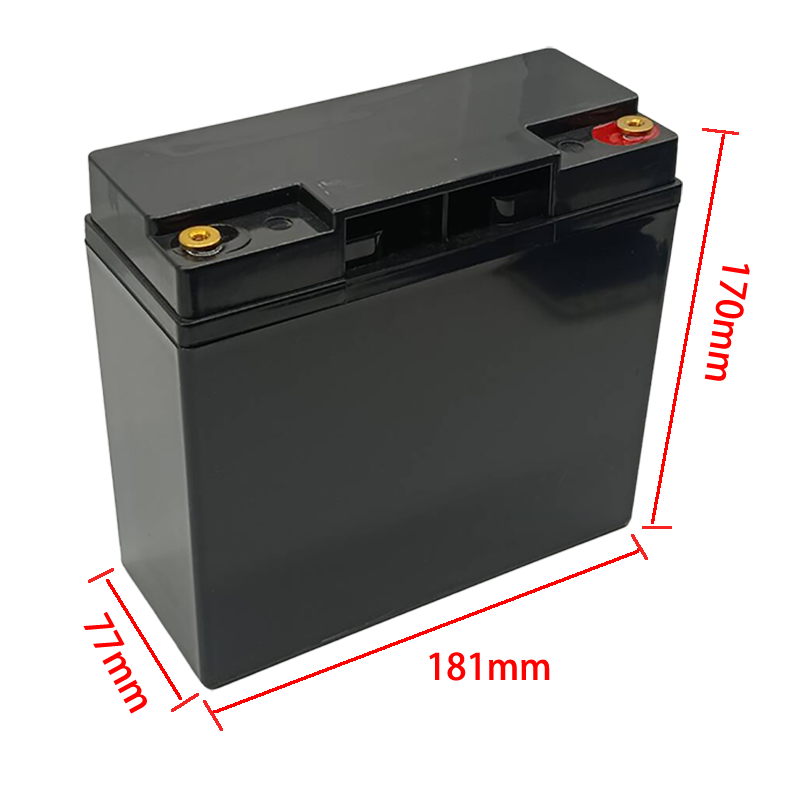 12V 17AH battery case size