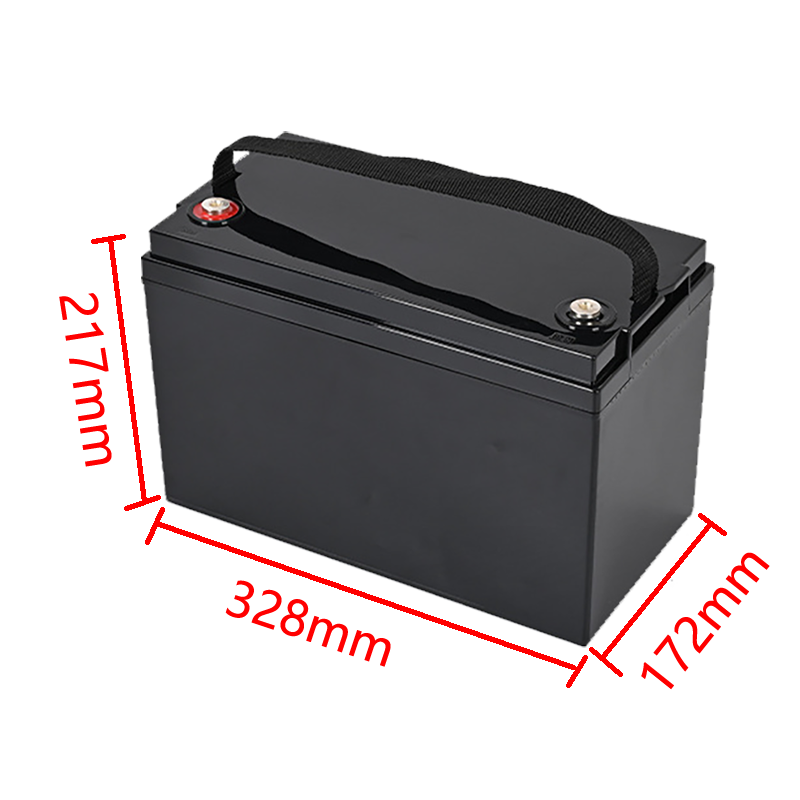 12V100AH battery pack no screw type size
